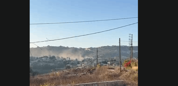 بالفيديو تحرك آليات إسرائيلية وتنفيذ تفجير في حداثا