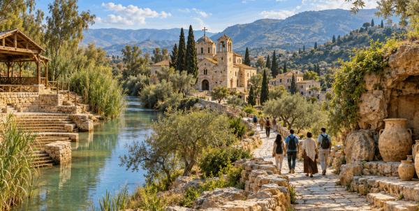 من المغطس إلى قانا مسار ديني يربط لبنان والأردن وسوريا ويفتح أبوابا اقتصادية من المغطس إلى قانا مسار ديني يربط لبنان والأردن وسوريا ويفتح أبوابا اقتصادية