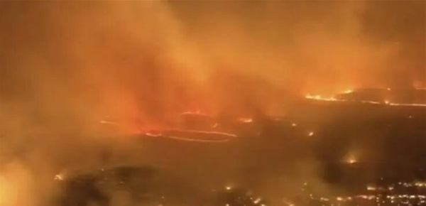 النيران تخرج عن السيطرة في مدريد النيران تخرج عن السيطرة في مدريد