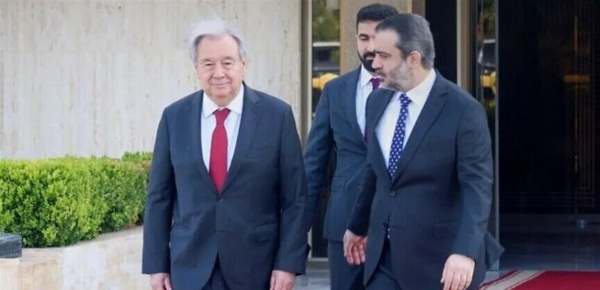 في أول زيارة لأمين عام للأمم المتحدة منذ 2009 غوتيريش في دمشق في أول زيارة لأمين عام للأمم المتحدة منذ 2009 غوتيريش في دمشق