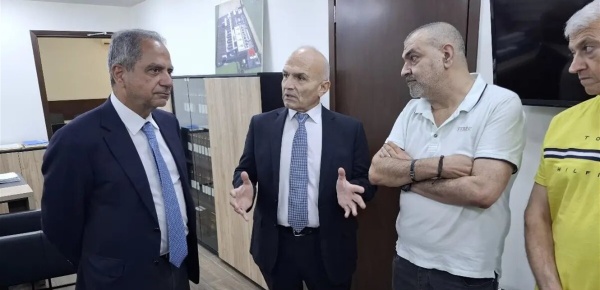 الصدي زار مؤسسة مياه بيروت وجبل لبنان وتبلغ من خليفة سدادها لكل مستحقات الكهرباء