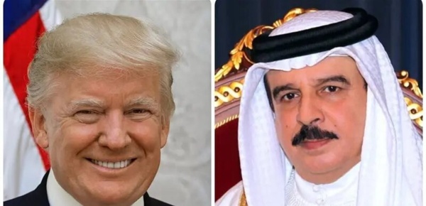 التطورات بين طهران وواشنطن محور بحث ملك البحرين وترامب