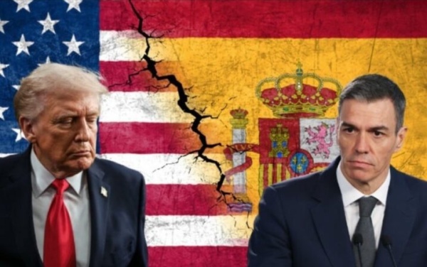سانشيز يحضر إلى جانب ترامب لمباراة نهائي كأس العالم في ظل توتر بينهما بسبب الحرب سانشيز يحضر إلى جانب ترامب لمباراة نهائي كأس العالم في ظل توتر بينهما بسبب الحرب