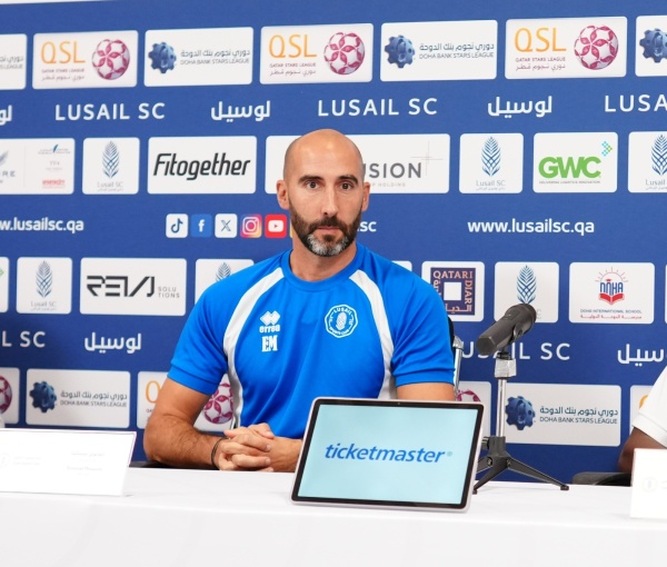 ايمانويل ميسكيتا مدرب لوسيل تنتظرنا مواجهة صعبة أمام الوكرة ايمانويل ميسكيتا مدرب لوسيل تنتظرنا مواجهة صعبة أمام الوكرة
