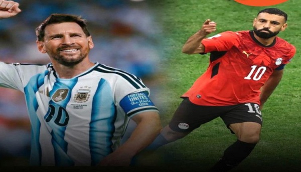 صلاح وجها لوجه مع وميسي موعد مباراة مصر والأرجنتين في ثمن نهائي كأس العالم 2026 صلاح وجها لوجه مع وميسي موعد مباراة مصر والأرجنتين في ثمن نهائي كأس العالم 2026