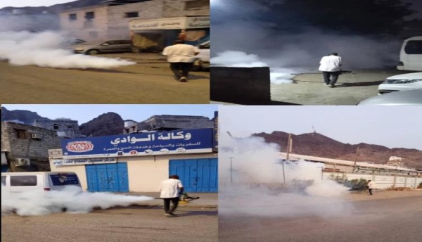 بتوجيهات مدير عام التواهي تنفيذ حملة رش ضبابي لمكافحة الحشرات الناقلة للأمراض في القلوعة بتوجيهات مدير عام التواهي تنفيذ حملة رش ضبابي لمكافحة الحشرات الناقلة للأمراض في القلوعة
