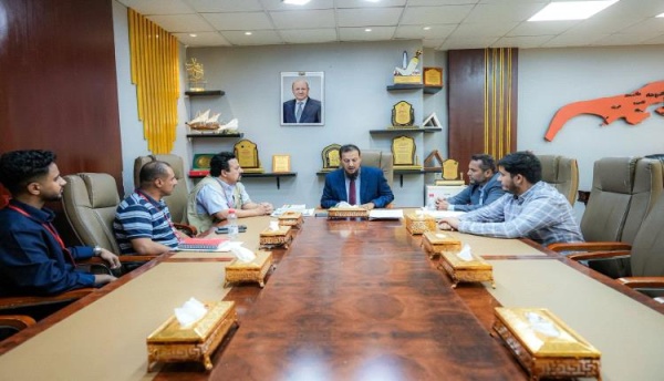 شيخ يبحث مع مستشار أممي احتياجات العاصمة عدن التنموية والخدمية شيخ يبحث مع مستشار أممي احتياجات العاصمة عدن التنموية والخدمية