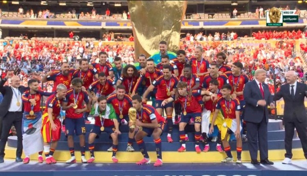 إسبانيا تحصد جائزة الـ50 مليون دولار بعد التتويج بالكأس 2026 إسبانيا تحصد جائزة الـ50 مليون دولار بعد التتويج بالكأس 2026