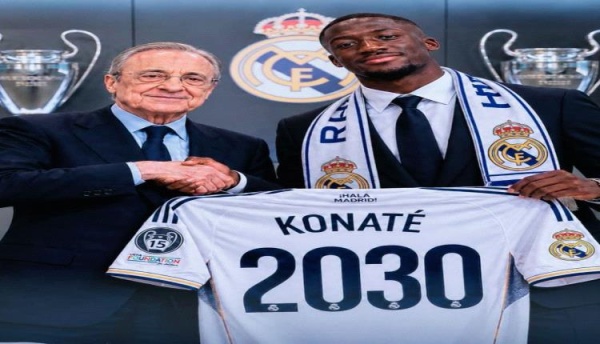 ريال مدريد يعلن رسميا تعاقده مع كوناتي حتى 30 يونيو 2030