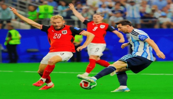 بثنائية ميسي الأرجنتين تفوز على النمسا تتأهل إلى دور الـ32 من كأس العالم بثنائية ميسي الأرجنتين تفوز على النمسا تتأهل إلى دور الـ32 من كأس العالم