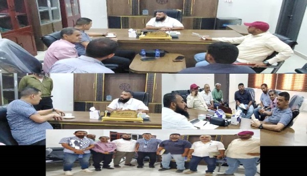 مدير عام التواهي يبحث مع unops ومشروع الأشغال العامة تنفيذ مشاريع بنية تحتية وخدمية بالمديرية