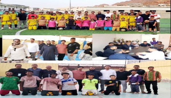 مدير عام التواهي يتفقد نادي الروضة الرياضي بالقلوعة مدير عام التواهي يتفقد نادي الروضة الرياضي بالقلوعة