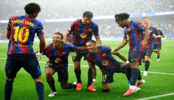 برشلونة يستهل مشواره بدوري أبطال أوروبا باكتساح فينورد الهولندي بخماسية