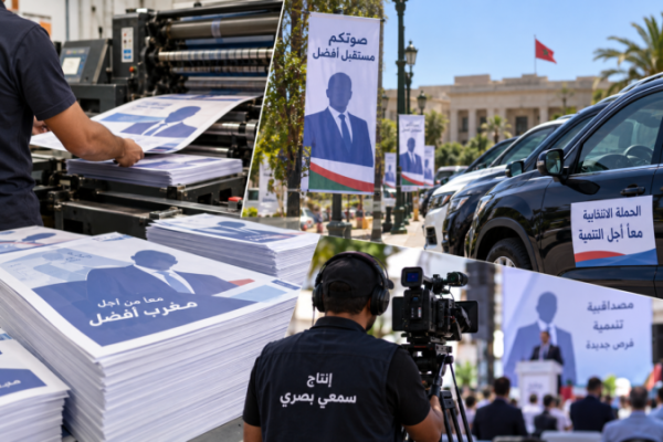 خارج صناديق الاقتراع الحملات الانتخابية تنعش الطباعة وكراء السيارات والإنتاج السمعي البصري خارج صناديق الاقتراع الحملات الانتخابية تنعش الطباعة وكراء السيارات والإنتاج السمعي البصري
