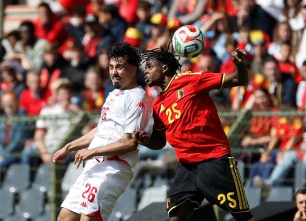 بلجيكا تهدد منتخب مصر بفوز عريض على تونس بلجيكا تهدد منتخب مصر بفوز عريض على تونس