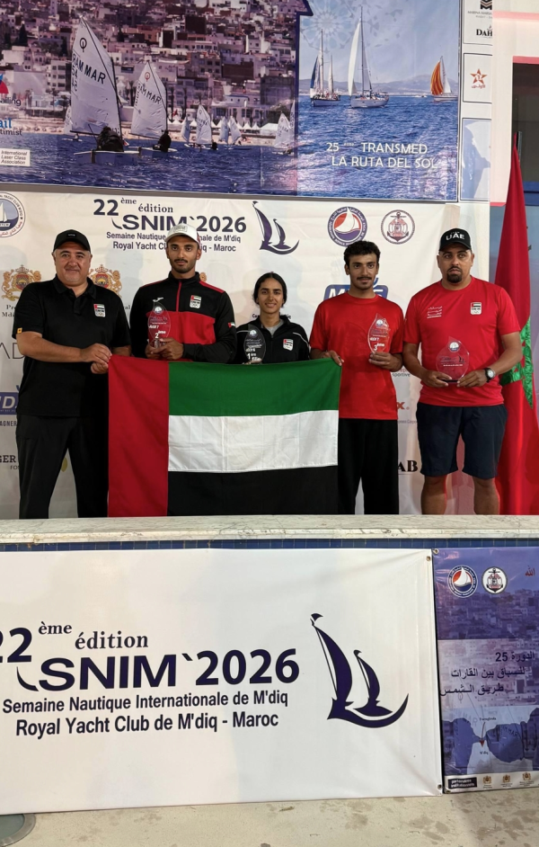 3 ميداليات لمنتخب الإمارات في دولية الشراع الحديث بالمغرب 3 ميداليات لمنتخب الإمارات في دولية الشراع الحديث بالمغرب
