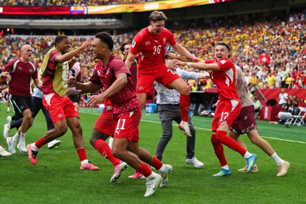 مونديال 2026 سويسرا إلى ربع النهائي للمرة الأولى منذ 1954 مونديال 2026 سويسرا إلى ربع النهائي للمرة الأولى منذ 1954