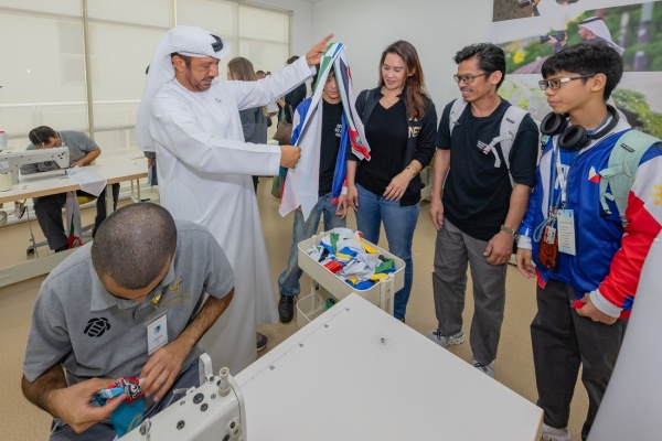 تجربة هيئة زايد في تمكين أصحاب الهمم أمام وفد الجوجيتسو