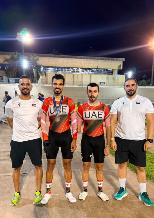 ميداليتان للإمارات في مضمار البرازيل للدر اجات البارالمبية ميداليتان للإمارات في مضمار البرازيل للدر اجات البارالمبية