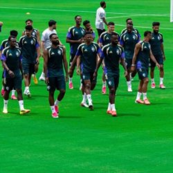 الأخضر السعودي يختتم تحضيراته لمواجهة منتخب إسبانيا الأخضر السعودي يختتم تحضيراته لمواجهة منتخب إسبانيا