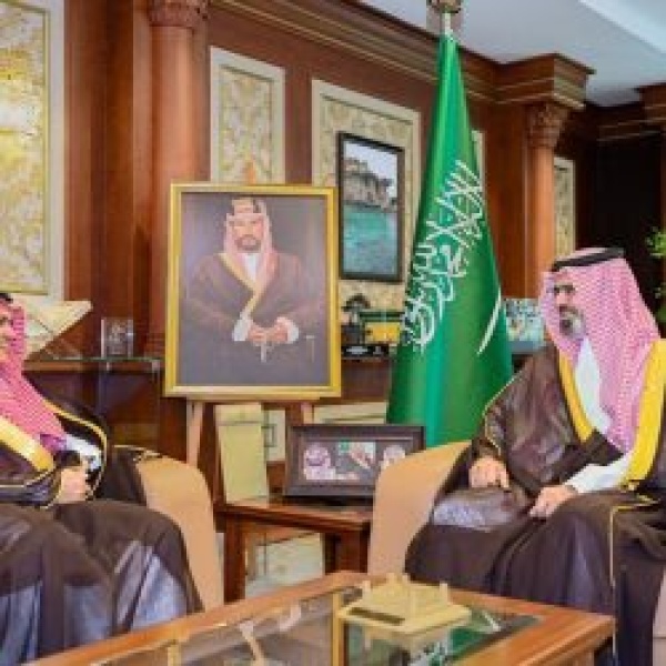 نائب أمير جازان يستقبل رئيس النيابة العامة بالمنطقة