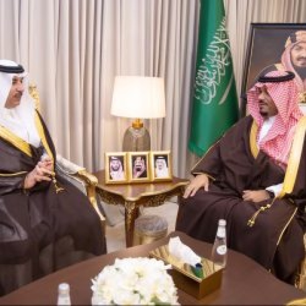 نائب أمير نجران يلتقي رئيس فرع النيابة المعي ن حديث ا بالمنطقة