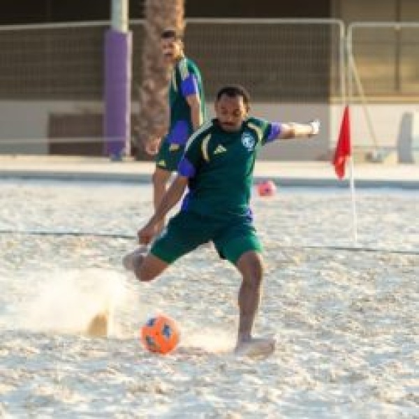 أخضر الشاطئية يواصل معسكر الرياض استعدادا لكأس آسيا 2026