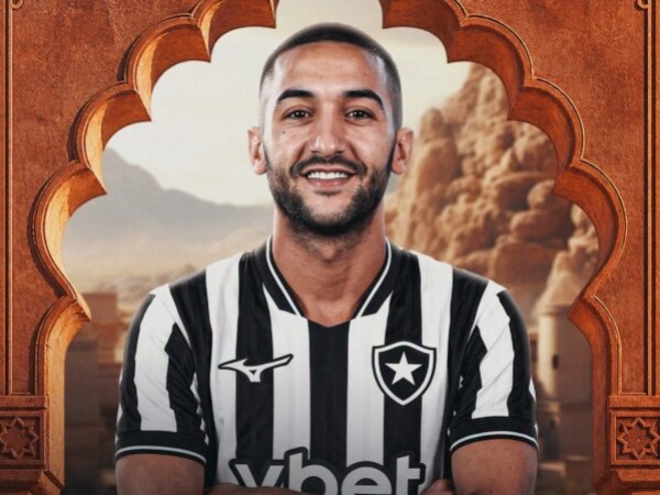 حكيم زياش ينتقل رسميا إلى بوتافوغو البرازيلي حتى 2028