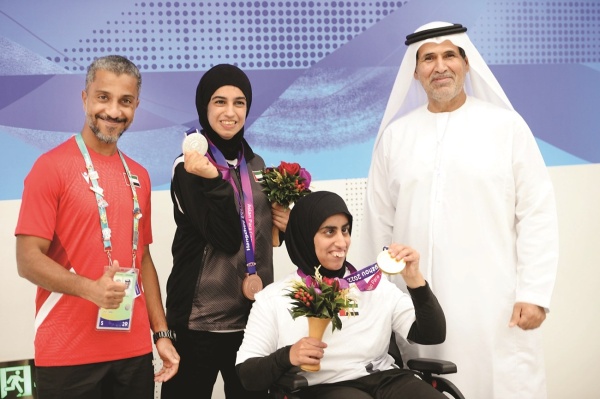 بطلات الإمارات مسيرة بارالمبية حافلة بالإنجازات القارية والعالمية