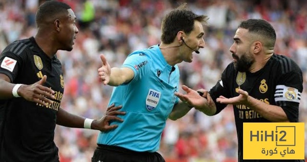 أرقام الحكم دي بورغوس تثير غضب جماهير ريال مدريد أرقام الحكم دي بورغوس تثير غضب جماهير ريال مدريد
