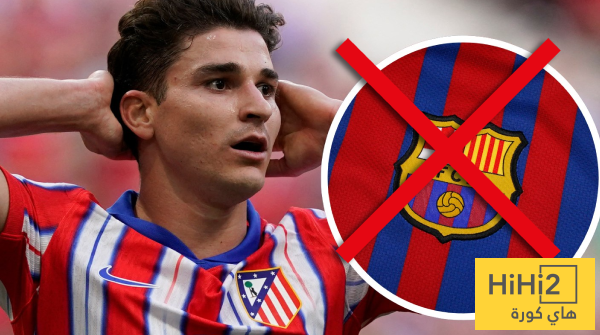 ضربة مفاجئة لأتلتيكو مدريد تهدد حلم انتقال ألفاريز إلى برشلونة ضربة مفاجئة لأتلتيكو مدريد تهدد حلم انتقال ألفاريز إلى برشلونة