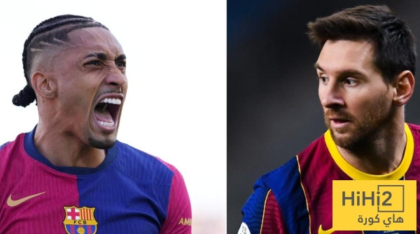رافينيا يقترب من رقم ميسي التاريخي مع برشلونة رافينيا يقترب من رقم ميسي التاريخي مع برشلونة