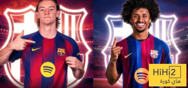 صورة أرقام أديمي وغوردون مع برشلونة صورة أرقام أديمي وغوردون مع برشلونة