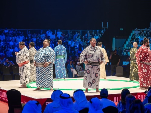 المنغولي جاغي بطلا لـ أولى منافسات نجوم السومو في أبوظبي المنغولي جاغي بطلا لـ أولى منافسات نجوم السومو في أبوظبي