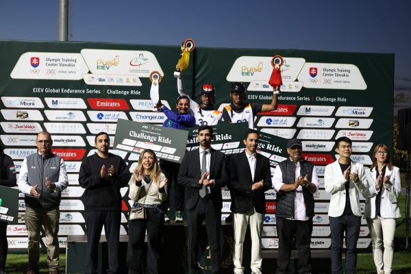 البحريني خليفة مبارك بطل محطة سلوفاكيا لسلسلة سباقات قرية الإمارات العالمية للقدرة