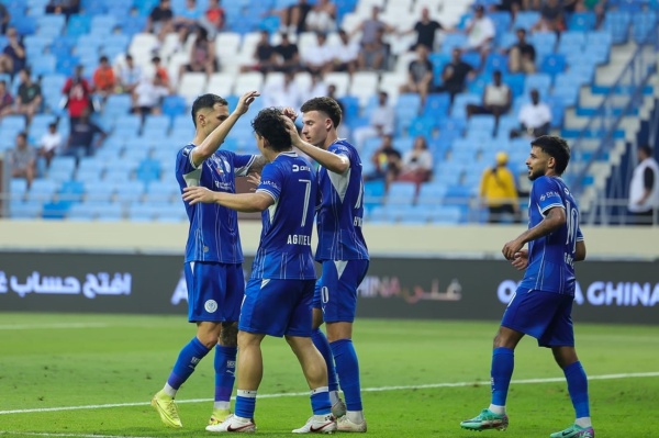 النصر يضرب يونايتد بثلاثية ويتصدر كأس مصرف أبوظبي الإسلامي