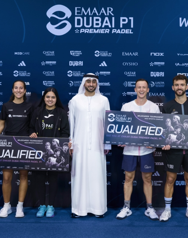 4 لاعبين ولاعبات يتأهلون إلى دبي بريمير بادل p1