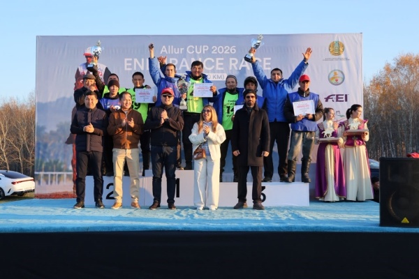 أريستانباي بطل محطة كازاخستان بسباقات الإمارات العالمية للقدرة