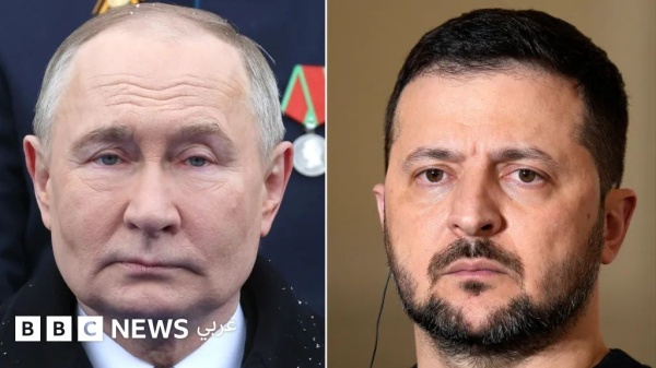 بوتين يأمر بزيادة عدد أفراد الجيش وزيلينسكي يتحدث عن استعدادات لنشر 10 آلاف جندي كوري شمالي بوتين يأمر بزيادة عدد أفراد الجيش وزيلينسكي يتحدث عن استعدادات لنشر 10 آلاف جندي كوري شمالي