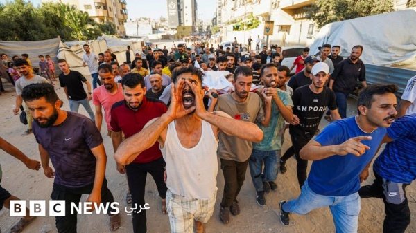مقتل ثمانية أشخاص إثر غارة إسرائيلية قرب سوق في قطاع غزة مقتل ثمانية أشخاص إثر غارة إسرائيلية قرب سوق في قطاع غزة