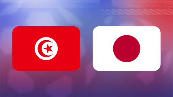 مباشر تونس ضد اليابان في المباراة رقم 1000 لكأس العالم