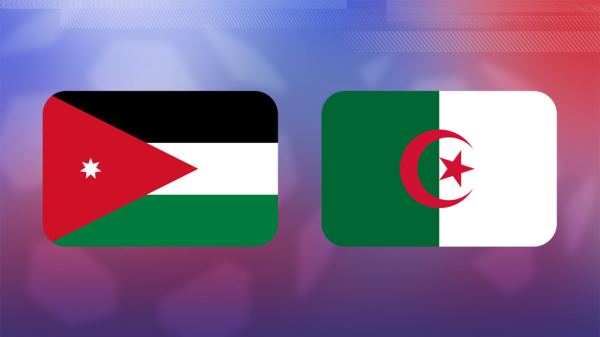 الأردن ضد الجزائر تابعوا مباشرة مباراة الحفاظ على أمل مواصلة المشوار بمونديال 2026 الأردن ضد الجزائر تابعوا مباشرة مباراة الحفاظ على أمل مواصلة المشوار بمونديال 2026