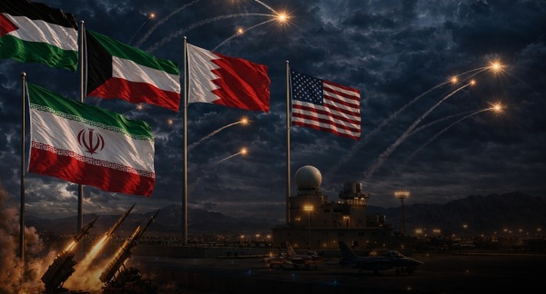 إيران تواصل التصعيد وتهد د القواعد الأميركية اعتراض صواريخ فوق الأردن والكويت والبحرين في حالة تأهب إيران تواصل التصعيد وتهد د القواعد الأميركية اعتراض صواريخ فوق الأردن والكويت والبحرين في حالة تأهب