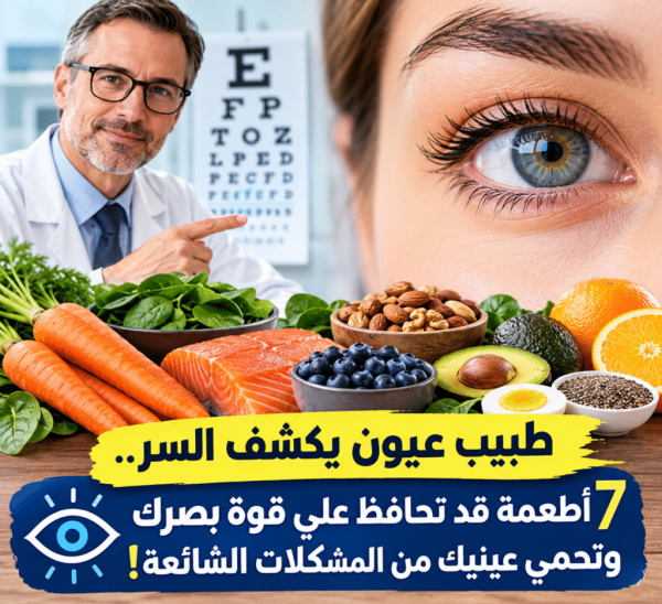 طبيب عيون يكشف السر 7 أطعمة قد تحافظ على قوة بصرك وتحمي عينيك من المشكلات الشائعة طبيب عيون يكشف السر 7 أطعمة قد تحافظ على قوة بصرك وتحمي عينيك من المشكلات الشائعة