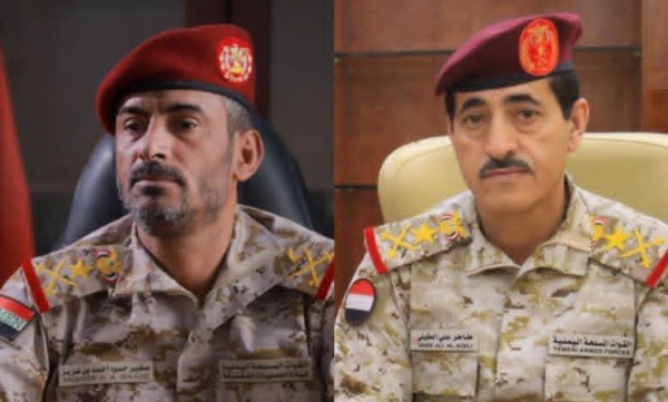 وزير الدفاع ورئيس الأركان يرفعان برقية تهنئة لرئيس مجلس القيادة الرئاسي بمناسبة العيد الوطني الـ٦٤ لثورة ٢٦ سبتمبر وزير الدفاع ورئيس الأركان يرفعان برقية تهنئة لرئيس مجلس القيادة الرئاسي بمناسبة العيد الوطني الـ٦٤ لثورة ٢٦ سبتمبر