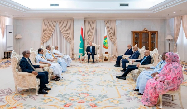 هذا ما دار في اجتماع الرئيس الموريتاني مع الأطراف المشاركة في الحوار هذا ما دار في اجتماع الرئيس الموريتاني مع الأطراف المشاركة في الحوار