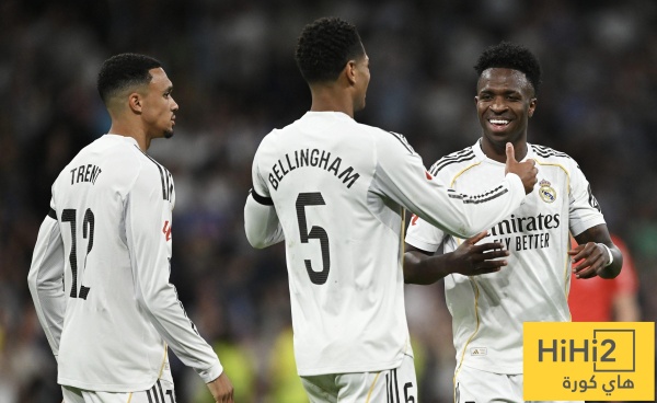 بالأرقام فينيسيوس وبيلينغهام الأكثر تفوق ا في الصراعات الثنائية مع ريال مدريد