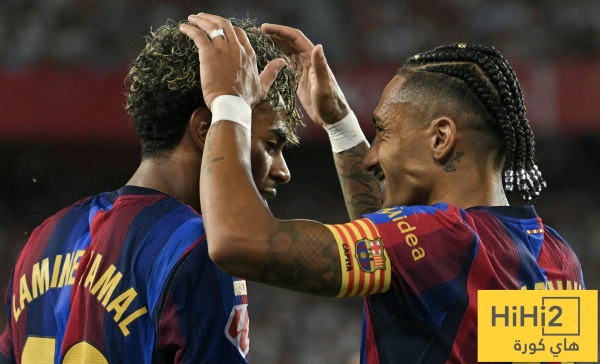 ثنائية رافينيا ويامال تقود برشلونة لزلزال هجومي قبل الكلاسيكو ثنائية رافينيا ويامال تقود برشلونة لزلزال هجومي قبل الكلاسيكو