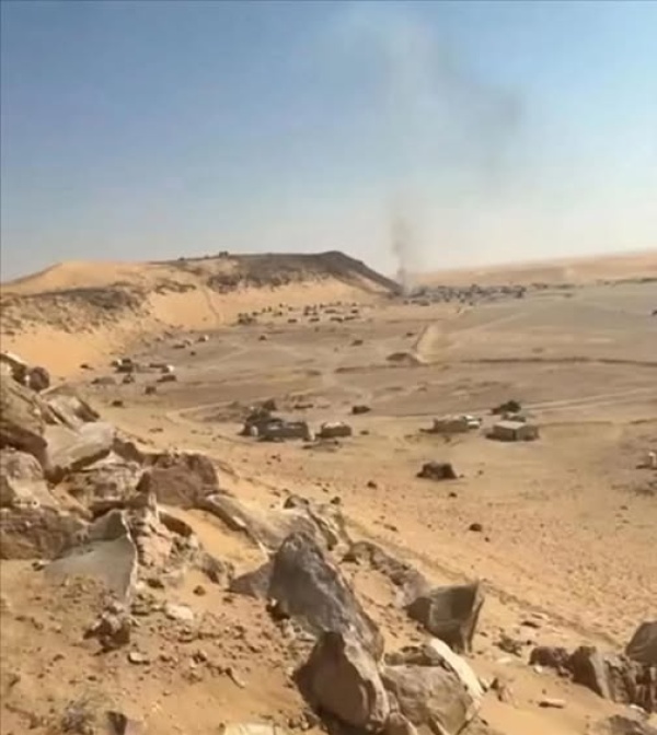 صور جديدة لقاعدة الإمارات المستهدفة شرقي اليمن