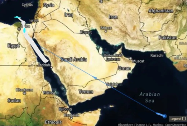 recording the longest and most arduous voyage for saudi oil in the kingdom s history